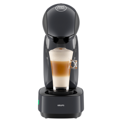 Pogled sa prednje strane INFINISSIMA Tamno siva NESCAFÉ® Dolce Gusto® aparat za kafu