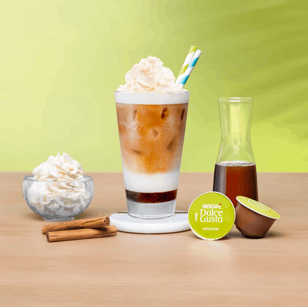 Ledeni kapućino sa javorovim sirupom